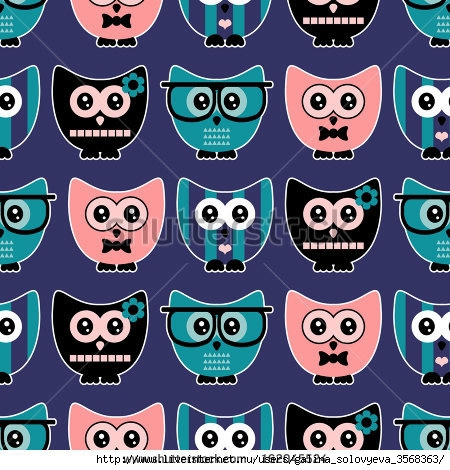 stock-vector-seamless-pattern-with-cute-various-owls-162045524 (450x470, 181Kb)