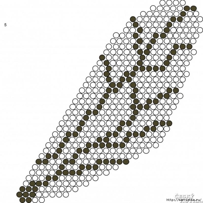 ЖУК из бисера и деревянного кабошона (3) (700x696, 300Kb)