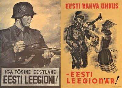 эстонские фашистские плакаты