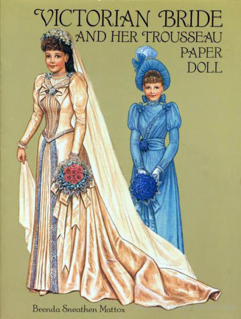 Victorian Bride and her Trousseau paper dolls (484x640, 274Kb)