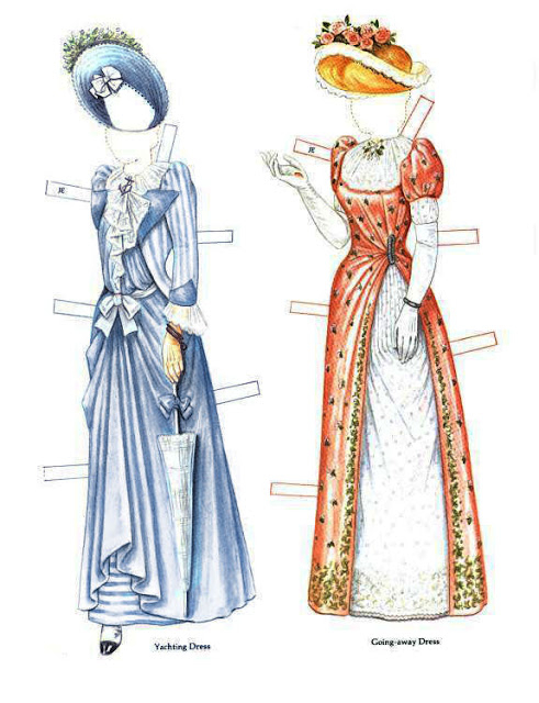 Victorian Bride and her Trousseau paper dolls _7_ (491x640, 227Kb)