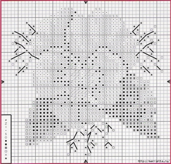 ФИАЛКИ - миниатюрная вышивка крестом (7) (650x623, 429Kb)