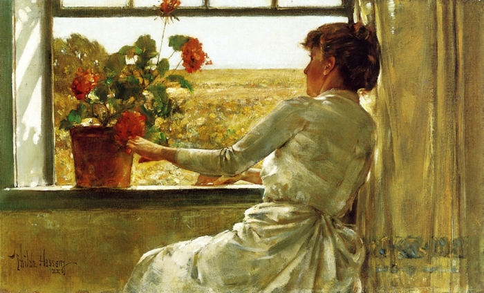 Childe Hassam 1859-1935 - American painter - The Impressionist Garden  (54) (700x424, 374Kb)