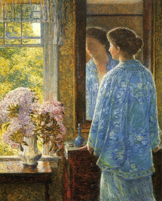 Childe Hassam 1859-1935 - American painter - The Impressionist Garden  (65) (561x700, 556Kb)