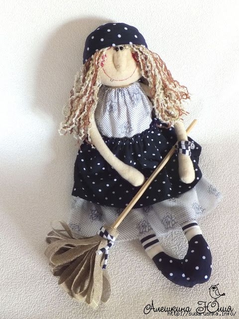 Текстильная кукла баба яга мастер класс