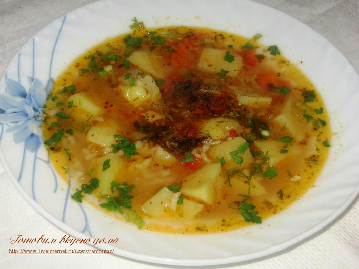 суп с кукурузой и цветной капустой суп с кукурузой и цветной капустой