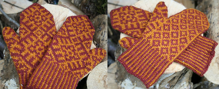 Komi-inspired mittens by Ellen Wixted (700x287, 330Kb)