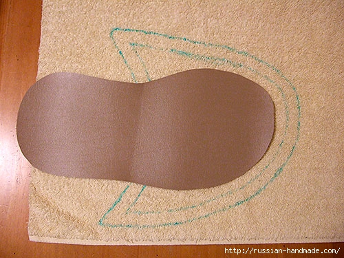 Как сшить теплые мягкие спа-тапочки из полотенца (10) (500x375, 172Kb)
