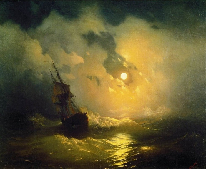 Буря на море ночью, 1849 (700x575, 368Kb)