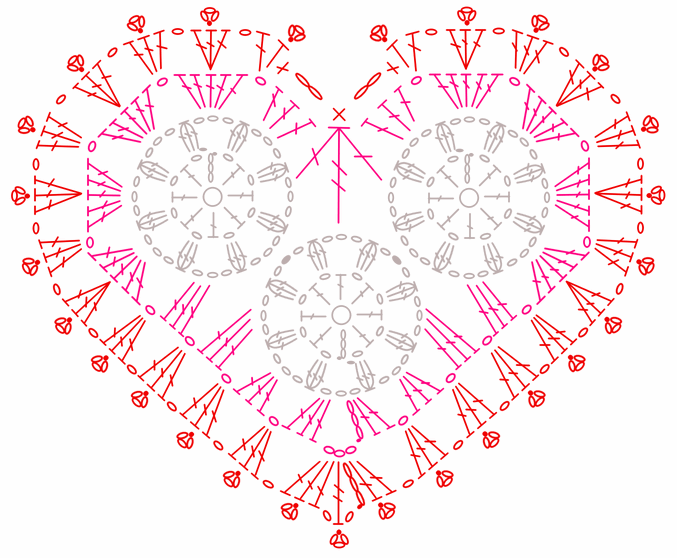 Схемы вязания сердечек - валентинок крючком (1) (677x558, 65Kb)