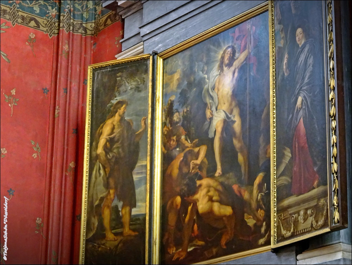 В соборе Антверпенской богоматери. Живопись.