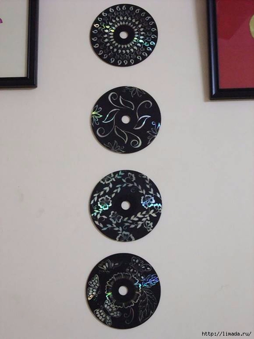 Creative-Ideas-DIY-Wall-Art-From-Old-CDs-4 (525x700, 139Kb)