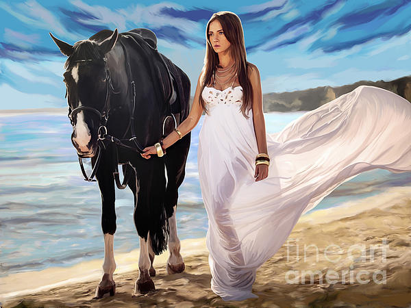 girl-and-horse-on-beach-tim-gilliland (600x450, 202Kb)