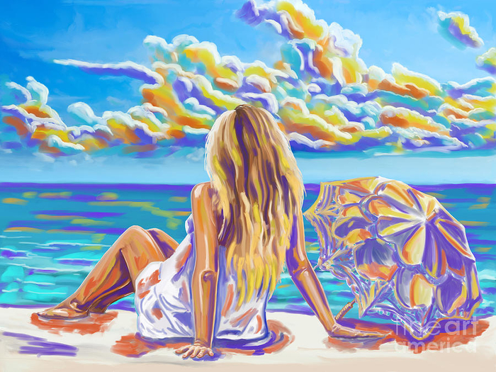 colorful-woman-at-the-beach-tim-gilliland (700x525, 524Kb)
