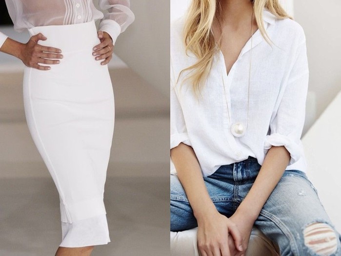 Какое бельё выбрать для белой прозрачной одежды? 