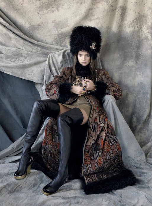 Фотограф Steven Meisel .Наталия Водянова(часть2) (514x699, 103Kb)