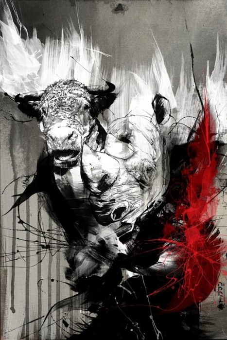 картины удивительного художника Раса Миллса (Russ Mills) 14