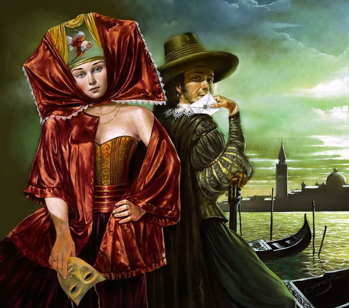 Художник Michael Cheval/Reality of Absurdity (700x618, 136Kb)