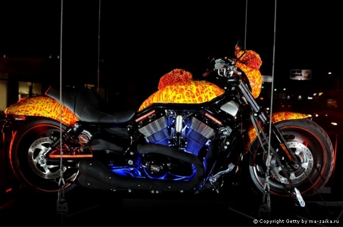 Harley Davidson за миллион в Марина-дель-Рей, Калифорния, 21 октября 2010 года.