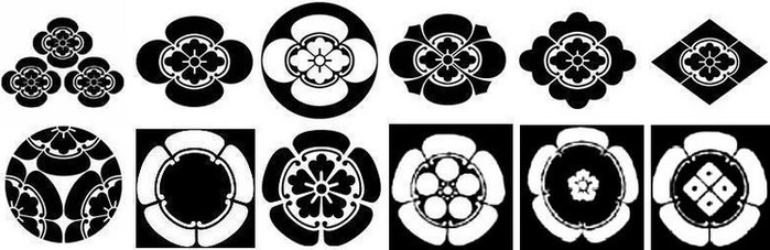 clans of japan. Emblems Japanese clans (3)