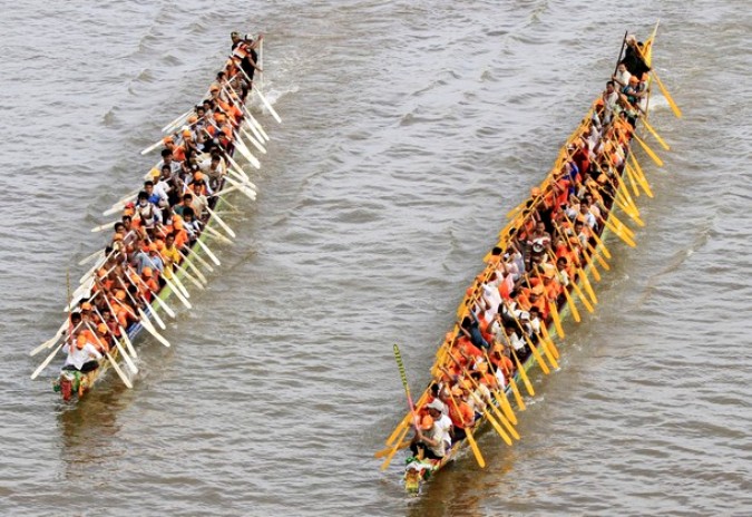 Фестиваль воды в Пномпене, 20 ноября 2010 года.