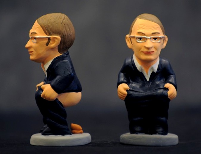 Caganer - традиционные керамические каталонские фигурки, 17 ноября 2010 года.