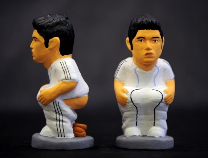 Caganer - традиционные керамические каталонские фигурки, 17 ноября 2010 года.