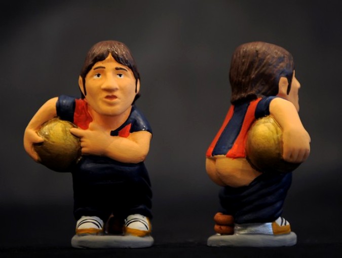 Caganer - традиционные керамические каталонские фигурки, 17 ноября 2010 года.