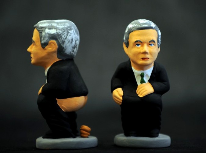 Caganer - традиционные керамические каталонские фигурки, 17 ноября 2010 года.