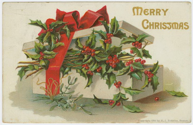 Vintage Christmas cards/Винтажные рождественские открытки (650x423, 109Kb)