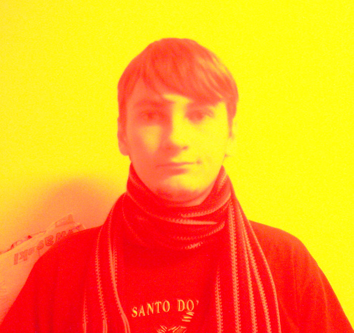  красный фотофильтр, шарф