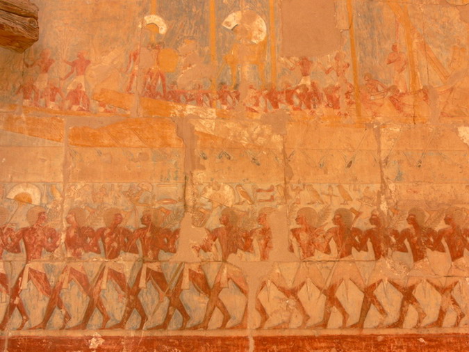 Храм Карнак в Луксоре, авеню сфинксов (675x506, 122Kb)
