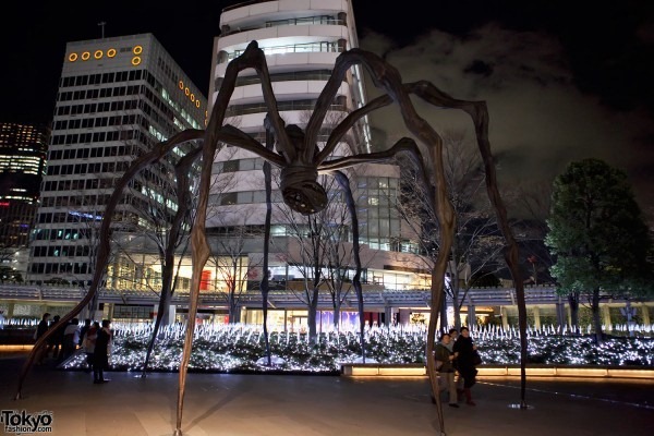 Рождественский Токио Roppongi-Christmas-2010-013-G2824-600x400 (Roppongi Hills Christmas Spider)
