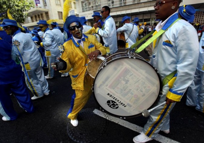 Карнавал у мыса Менестреля, Кейптаун, 1 января 2011 года.