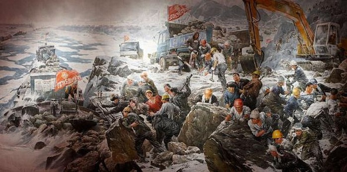 Выставка современного искусства КНДР 2