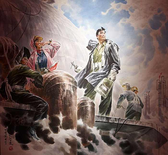 Выставка современного искусства КНДР 15