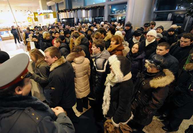 Взрыв в аропорту 'Домодедово', Москва, 24 января 2011 года.