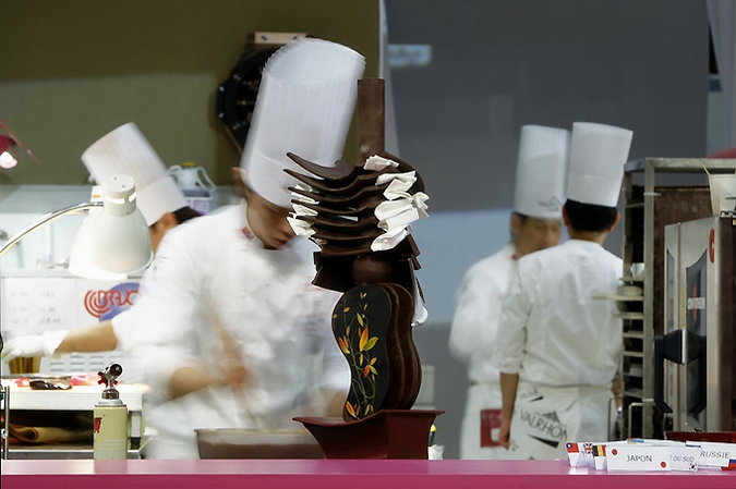 Финал кондитерского кубка мира World Pastry Cup в Лионе, Франция, 24 января 2011 года.