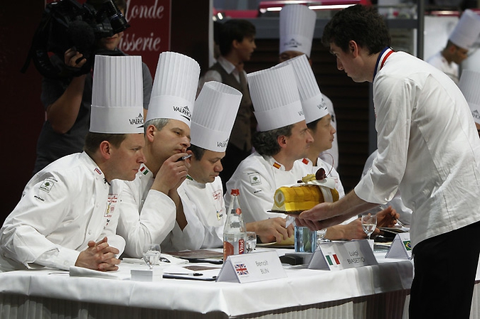 Финал кондитерского кубка мира World Pastry Cup в Лионе, Франция, 24 января 2011 года.