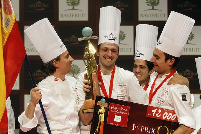 Финал кондитерского кубка мира World Pastry Cup в Лионе, Франция, 24 января 2011 года.