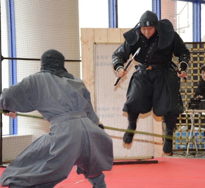 Фестиваль ниндзя (Ninja festival) в торговом центре в Токио, 5 февраля 2011 года.