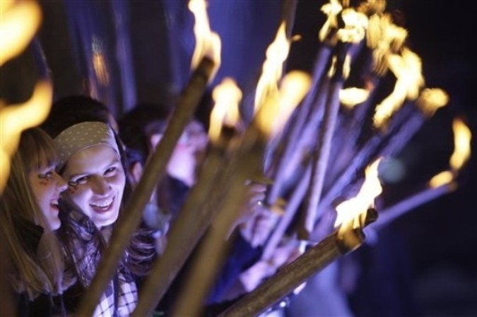 27-ой зимний фестиваль в Сараево (27th Winter Festival in Sarajevo), Босния и Герцеговина, 7 февраля 2011 года.