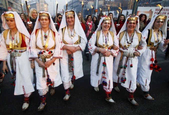 27-ой зимний фестиваль в Сараево (27th Winter Festival in Sarajevo), Босния и Герцеговина, 7 февраля 2011 года.