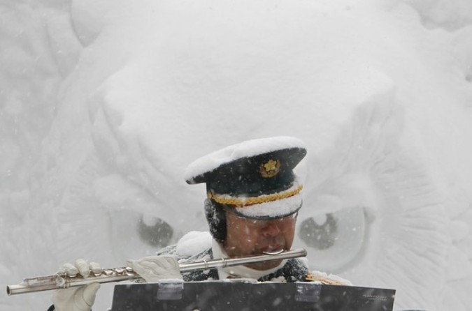 62-ой фестиваль снега в Саппоро (62nd snow festival in Sapporo), 7 февраля 2011 года.