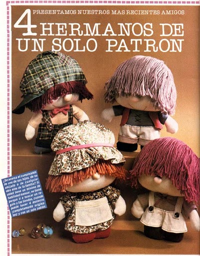 Текстильные куколки. 71304659_Tapa__4_Hermanos_de_un_Solo_Patron