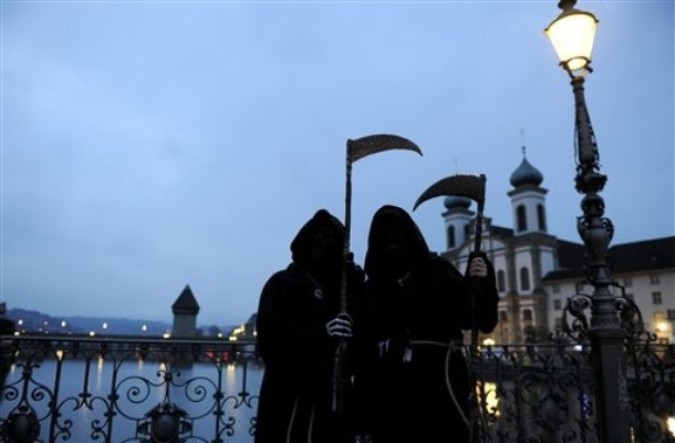 Карнавал в Люцерне (Carnival in Lucerne), Швейцария, 3 марта 2011 года.