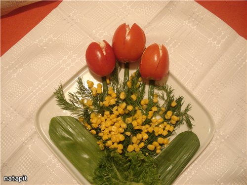 Праздничный салат 8 марта 