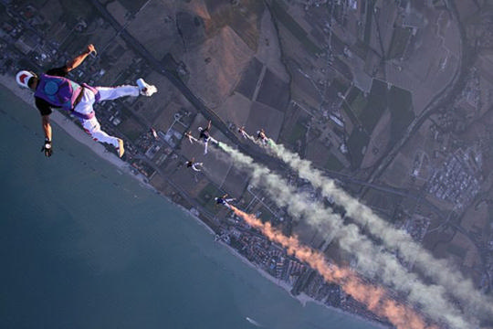 Земля с высоты полета парашютиста (39 фото)