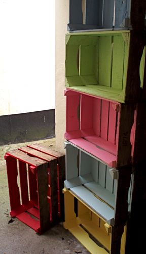 Стеллаж из пластиковых ящиков своими руками 12