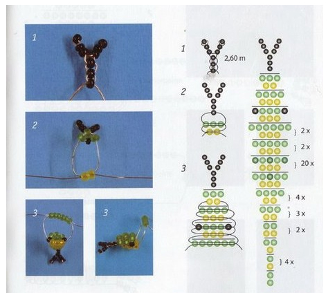 Стрекоза из бисера: варианты плетения, фото способов укрепления поделки для начинающих